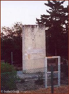 Monolito conmemorativo de El Rescat de les Cent Donzelles en Vila-Seca (Tarragona)