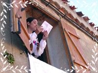 Ainara Jiménez, Móndida 2012, recitando la cuarteta.