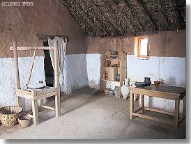 Casa celtbera en Numancia (foto de Jaime de Sosa)