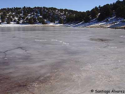 La Laguna de Judes helada