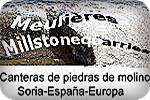Canteras de piedras de molino en Soria