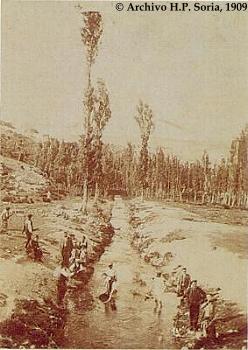 Reunión campestre en Débanos y Añavieja, 1909