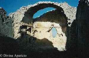 Ruinas de la iglesia de Castril, agosto 1993
