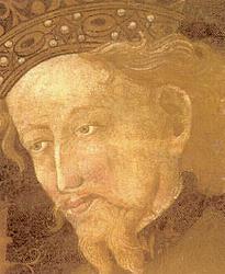 Supuesto retrato de JAIME I, por Gonal Peris y Jaume Mateu ( 1427)